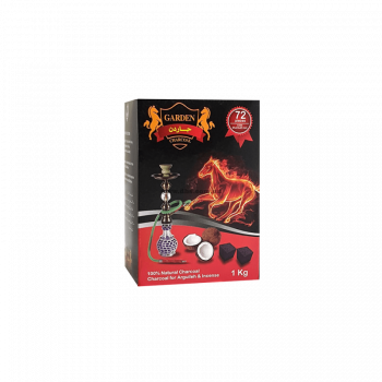 Кокосовый уголь для кальяна Garden большой кубик (1 кг, 72 шт, р25)