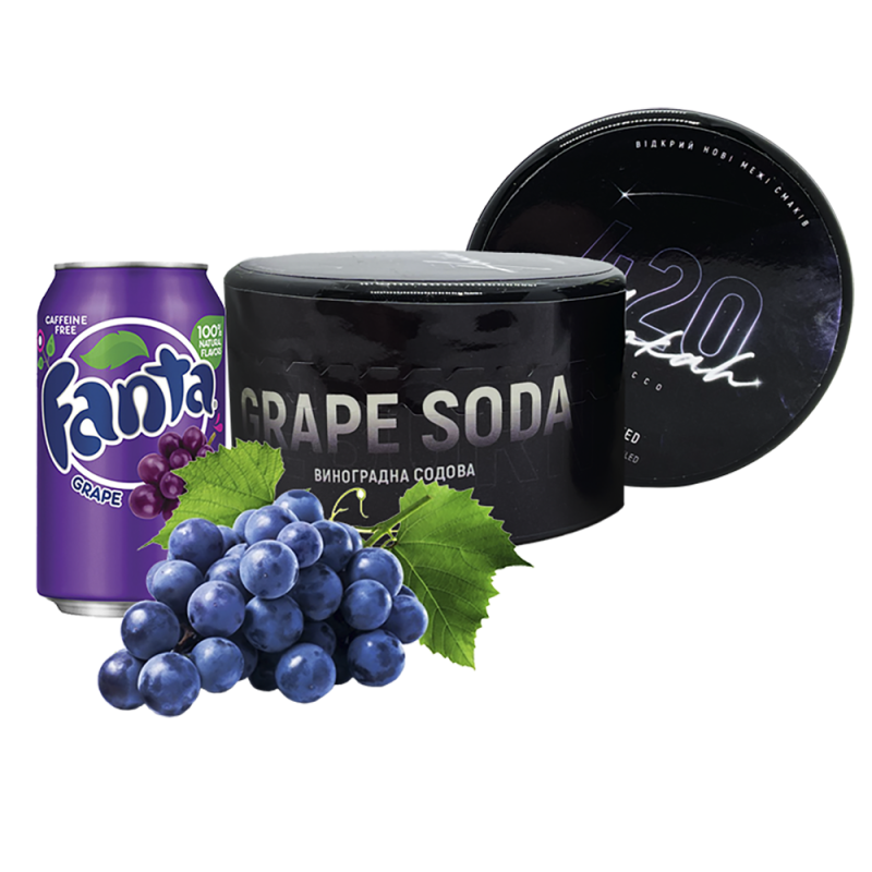 Табак 420 Grape Soda (Виноградная Газировка, 40 г)