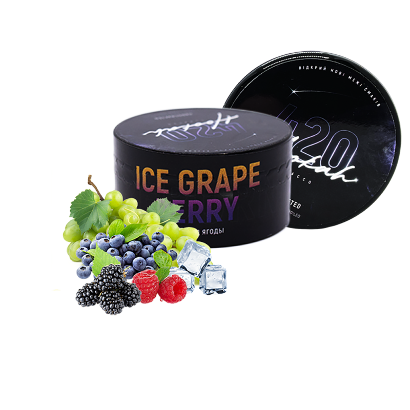 Табак 420 Ice Grape Berry (Виноград Ягоды, 40 г)