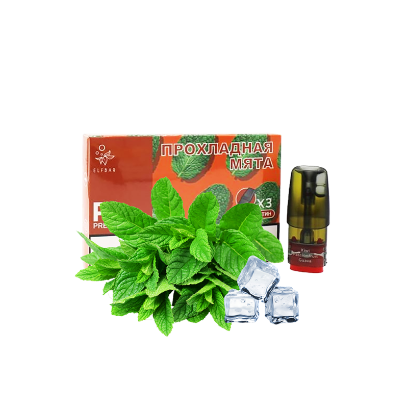 Картридж Elf Bar P1 Cool mint (Мята Лёд)