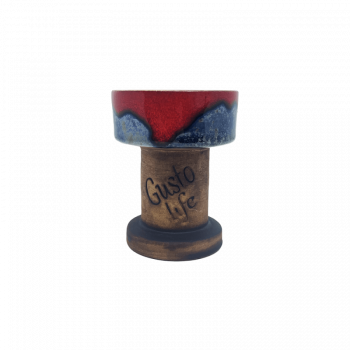 Глиняная чаша Gusto Bowls Rook Red Blue (Красный Синий)