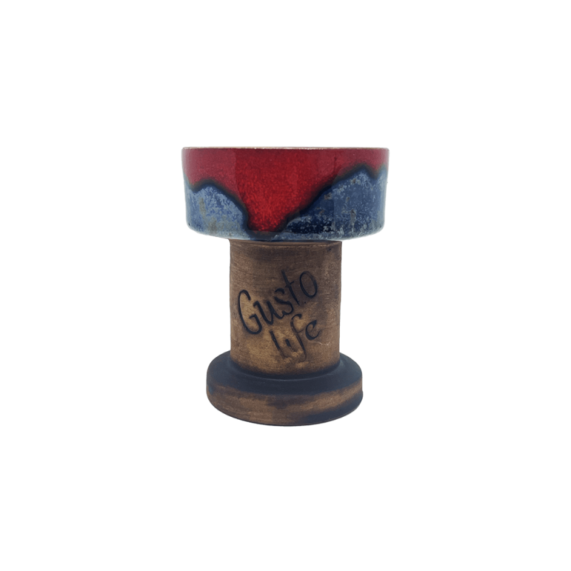 Глиняная чаша Gusto Bowls Rook Red Blue (Красный Синий)