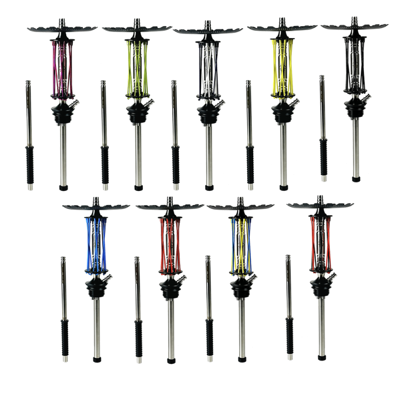 Кальян Trumpet Hookah Rider Green Neon (зелёный, базовый комплект)