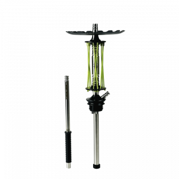 Кальян Trumpet Hookah Rider Green Neon (зелёный, базовый комплект)