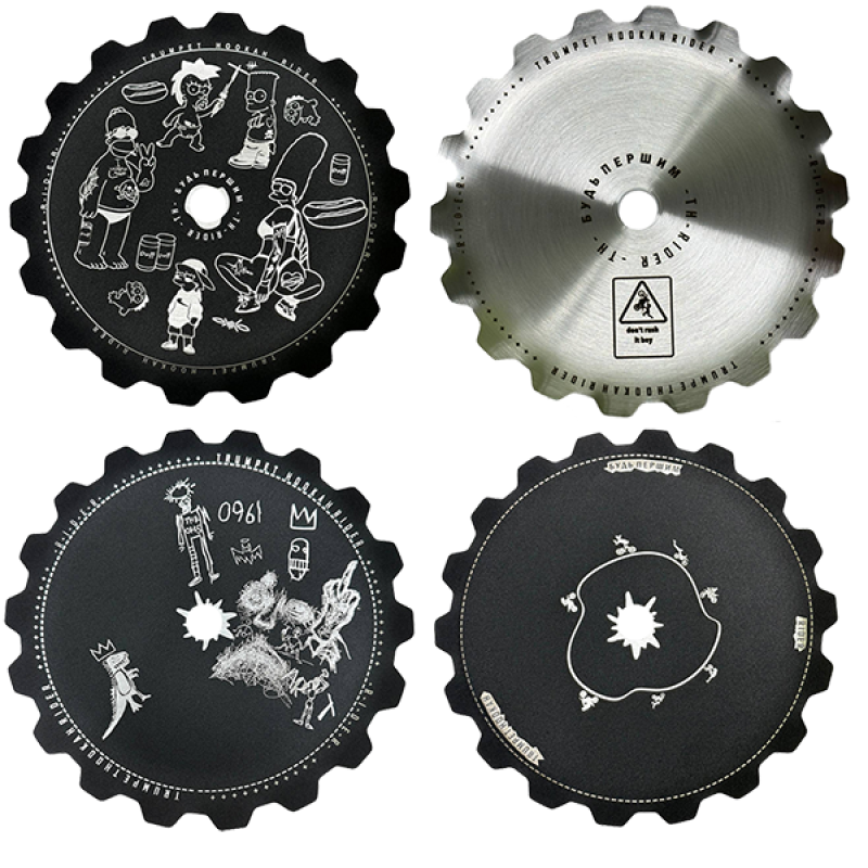 Кальян Trumpet Hookah Rider Pink (розовый, базовый комплект)