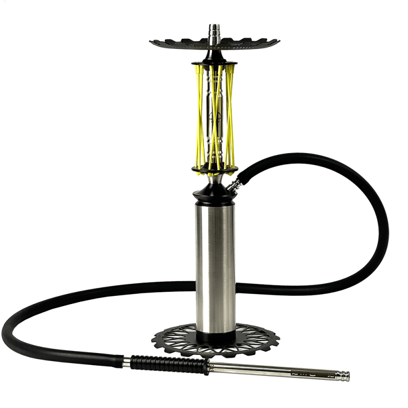 Кальян Trumpet Hookah Rider Still Yellow (жёлтый, полный комплект)