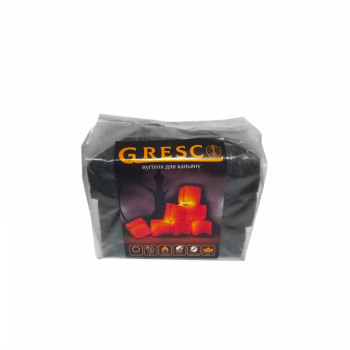 Ореховый уголь для кальяна Gresco (0,5 кг, 36 шт, р25, без коробки)