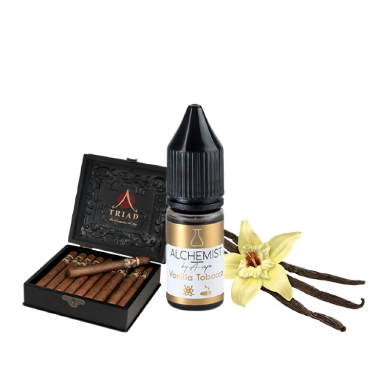 Жидкость Alchemist Salt Vanilla Tobacco (Табак Ваниль, 50 мг, 10 мл)