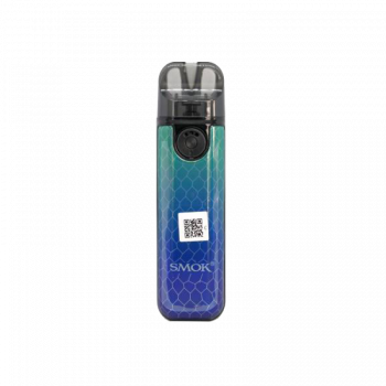 Smok Novo 4 Mini 900 Green Blue Cobra (Зелёно-Синий, с картриджем) Многоразовый POD