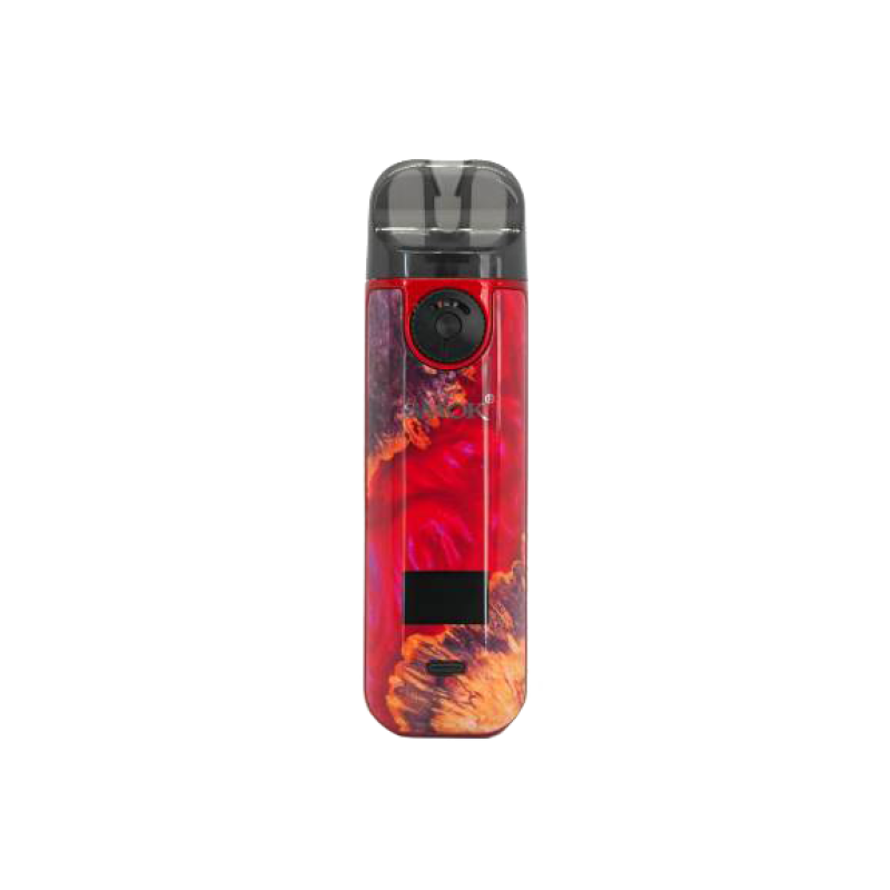Smok Novo 4 800 Red Stabilizing Wood (Красный, с картриджем) Многоразовый POD