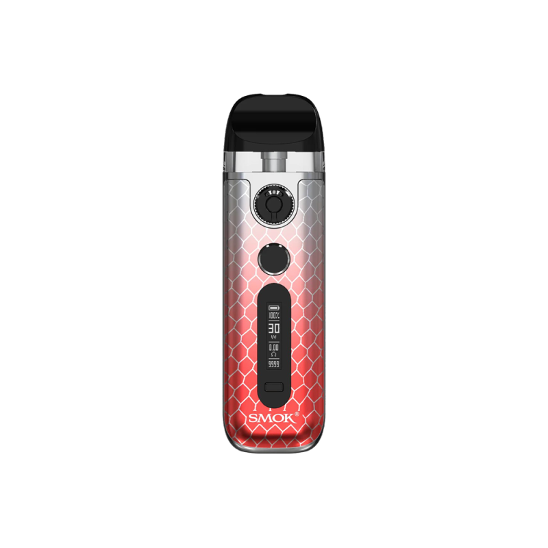 Smok Novo 5 900 Silver Red Cobra (Серебристо-Красный, с картриджем) Многоразовый POD