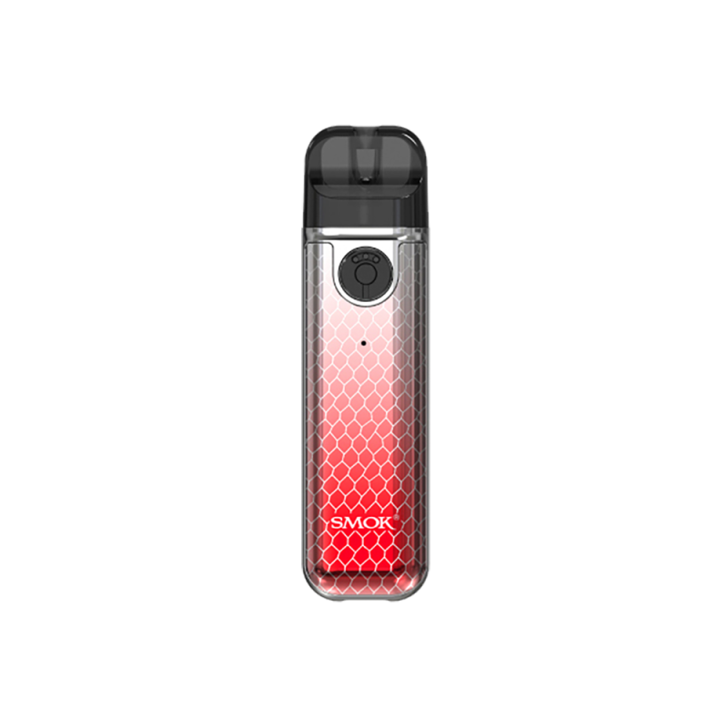 Smok Novo 4 Mini 900 Silver Red Cobra (Серебристо-Красный, с картриджем) Многоразовый POD
