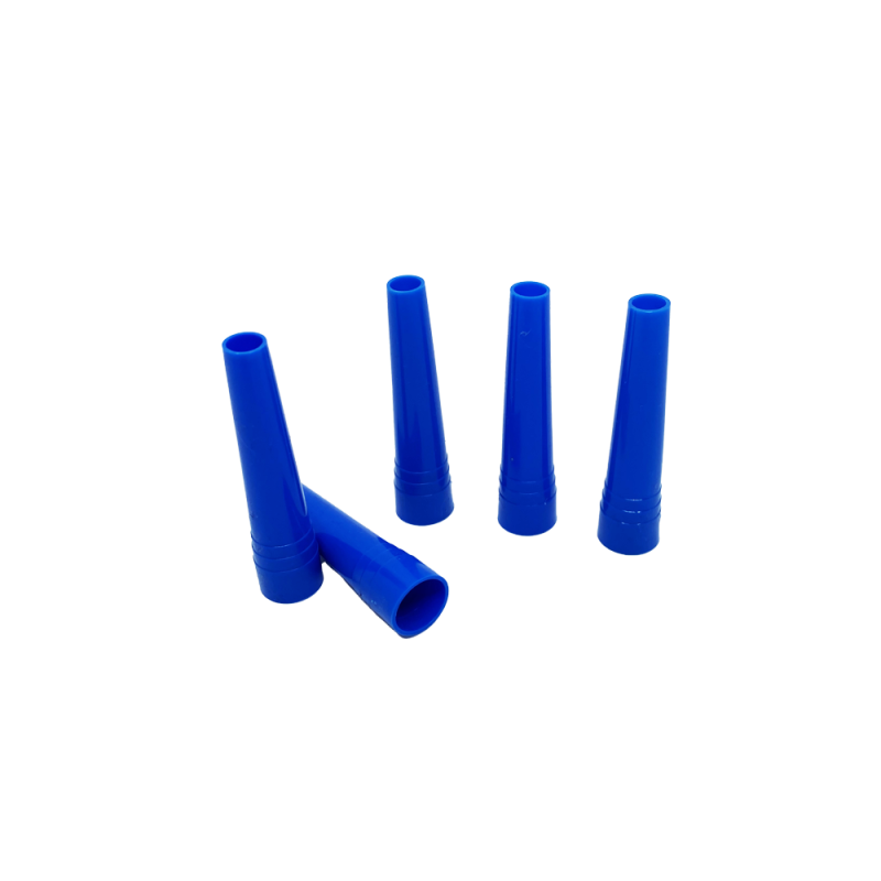 Одноразовые мундштуки для кальяна XXL (Синий, конус, 100 шт/уп)