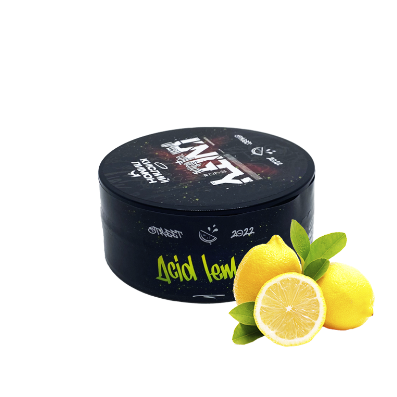 Табак Unity Acid lemon (Кислый лимон, 100 г)