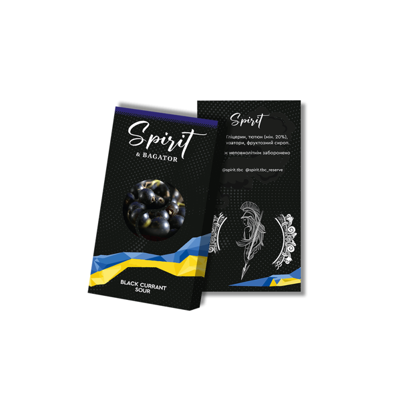 Табак Spirit Bagator Black Currant Sour (Кислая смородина, 40 г)