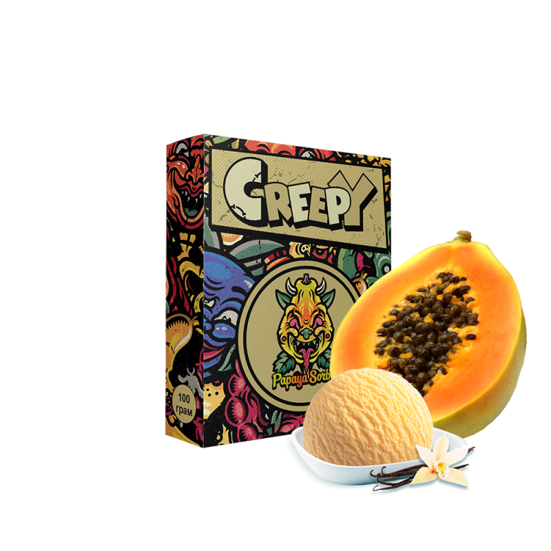 Табак Creepy Papaya Sorbet (Папайя сорбет, 100 г)