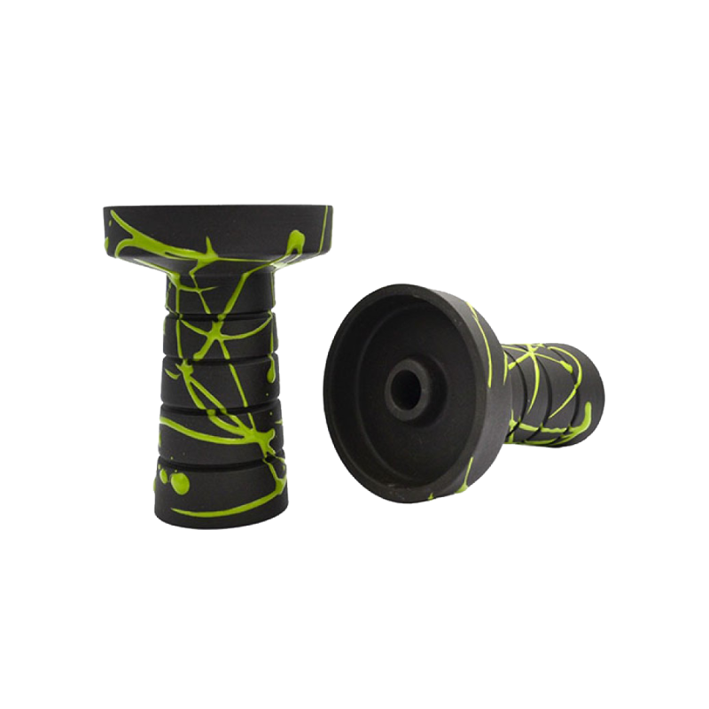 Глиняная чаша Gusto Bowls Harmony Black Glaze Green (зелёная поливка)