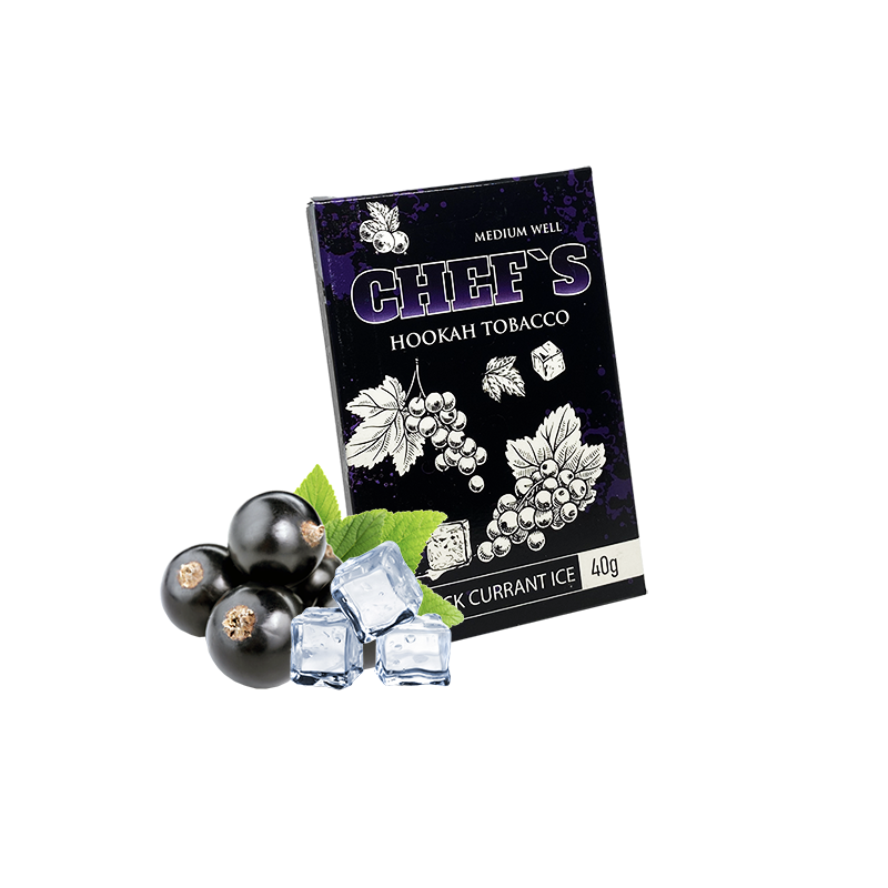 Табак Chefs Black Currant Ice (Черная смородина Лёд, 40 г)