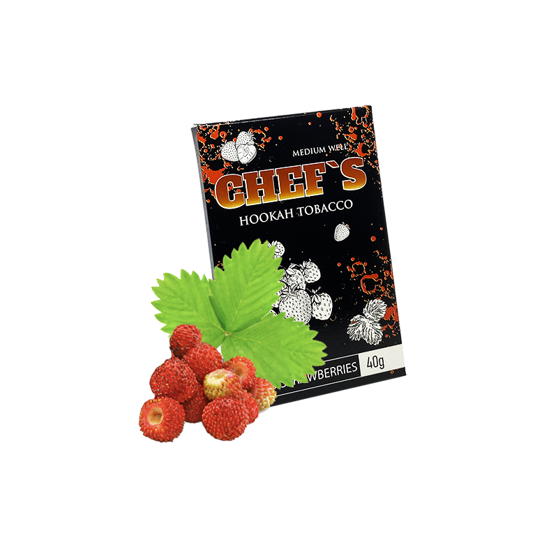 Табак Chefs Wild Strawberries (Дикая Клубника, 40 г)