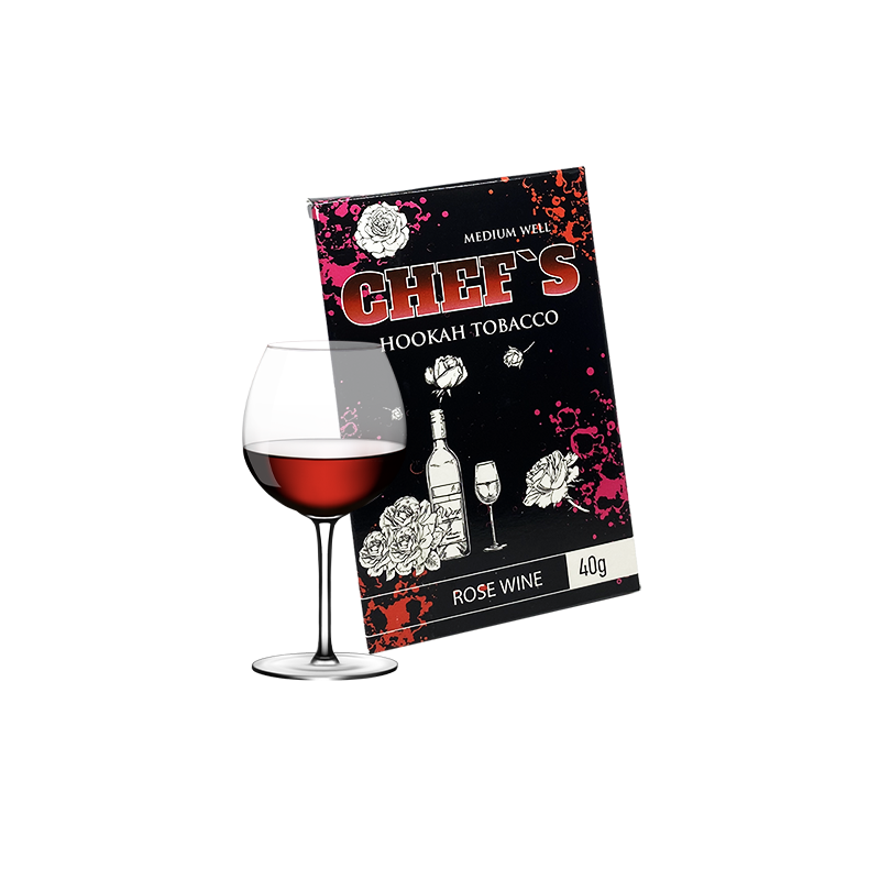 Табак Chefs Rose wine (розовое вино, 40 г)