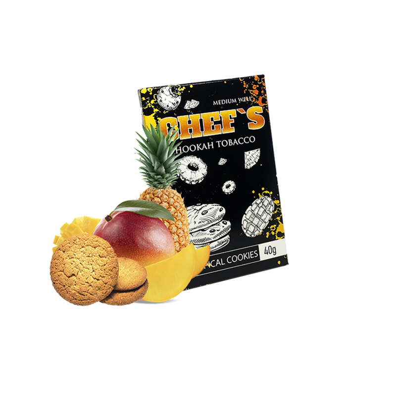 Табак Chefs Tropical cookies (тропическое печенье, 40 г)