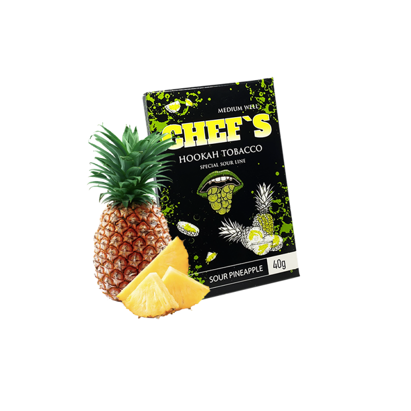 Табак Chefs Sour Pineapple (Кислый Ананас, 40 г)