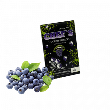Табак Chefs Sour Blueberry (Кислая Черника, 40 г)