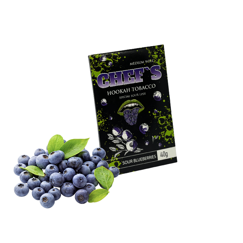 Табак Chefs Sour Blueberry (Кислая Черника, 40 г)