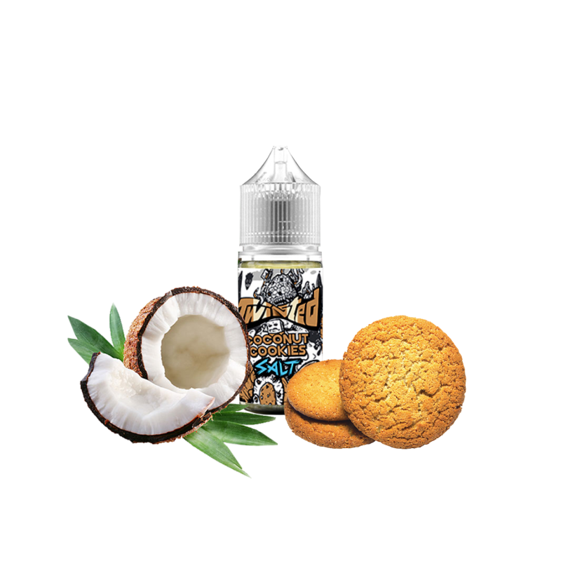 Жидкость Twisted salt Coconut Cookie (Кокосовое печенье, 50 мг, 30 мл)