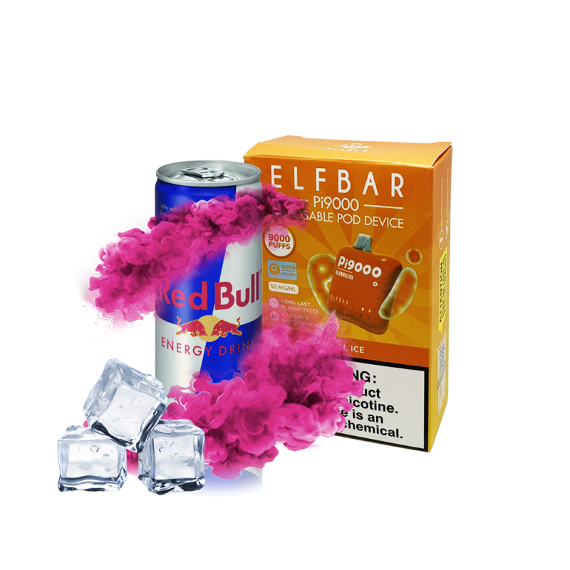 Elf Bar Pi9000 Elfbull ice (Эльфбулл Айс) Одноразовый POD