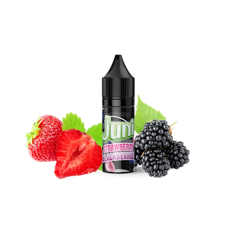 Жидкость Juni Silver Ice Strawberry Blackberries (Клубника Ежевика, 50 мг, 15 мл)