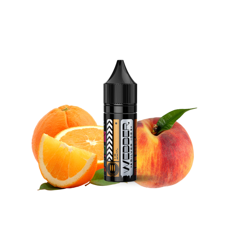 Жидкость Webber Silver Ice Orange Peach (Апельсин Персик, 50 мг, 15 мл)