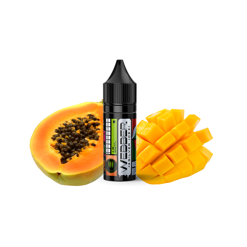 Жидкость Webber Silver Ice Mango Papaya (Манго Папайя, 50 мг, 15 мл)