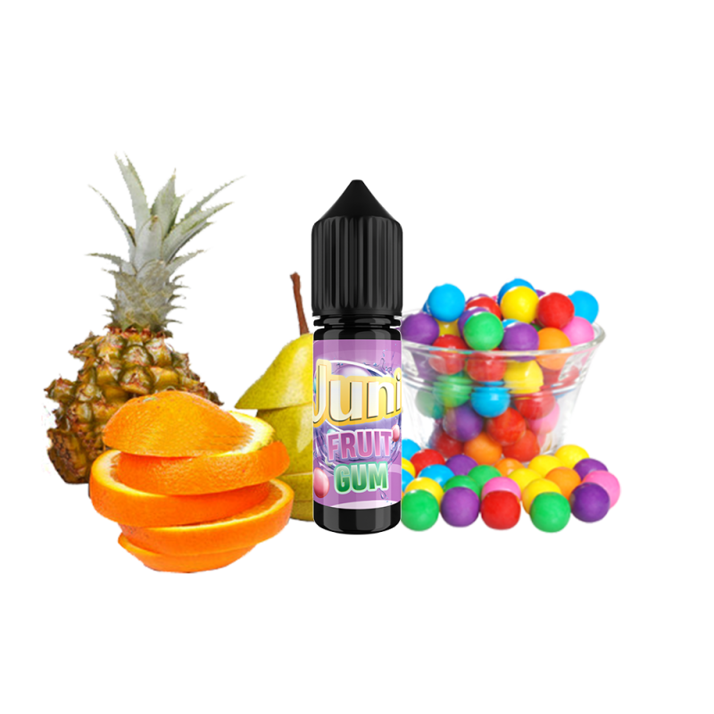 Жидкость Juni Salt Fruit Gum (Фруктовая Жвачка, 50 мг, 15 мл)