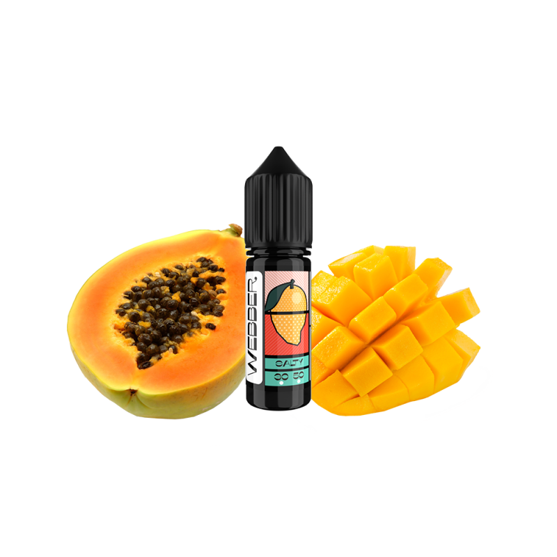 Жидкость Webber Salt Mango Papaya (Манго Папайя, 50 мг, 15 мл)