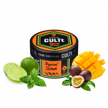 Табак CULTt Medium M07 Tropical Splash (Лайм Мята Маракуя Манго, 100 г)