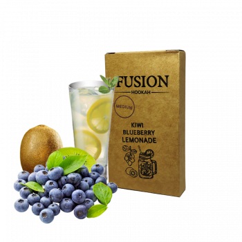 Табак Fusion Medium Kiwi Blueberry Lemonade (Лимон Киви Голубика, 100 г)