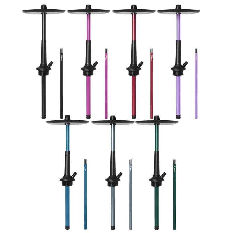 Кальян Tiaga Iris Black (чёрный, базовый комплект)