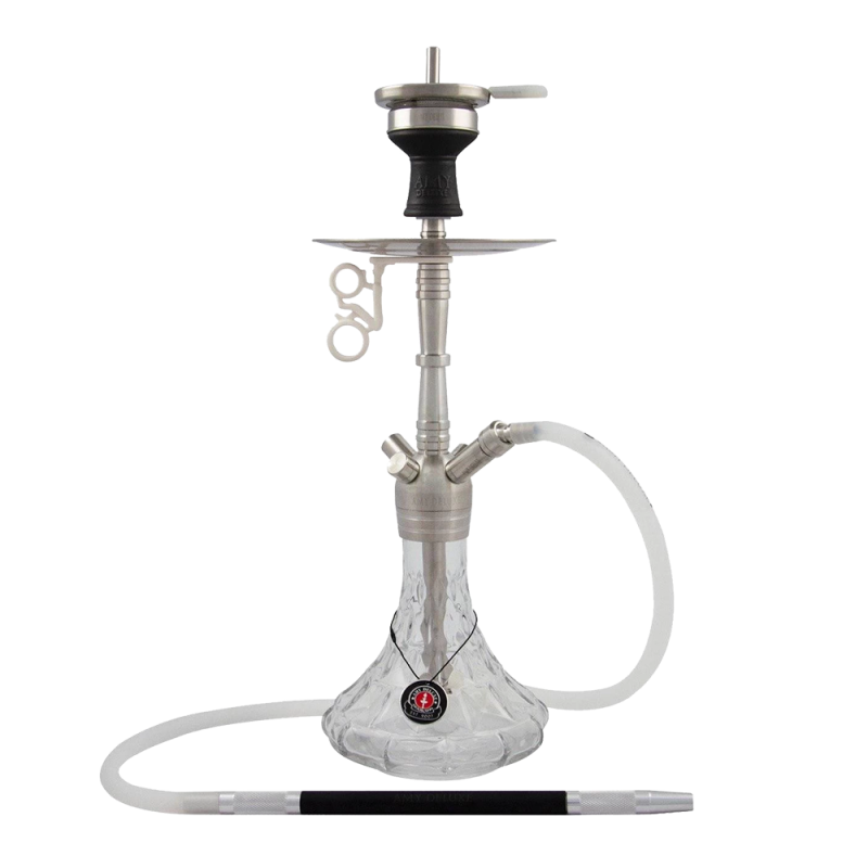 Кальян Amy SS 20.02 Clear (прозрачный, полный комплект)