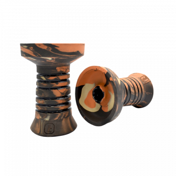 Глиняная чаша Lavart Caldera Bryce (оранжевый с белым)