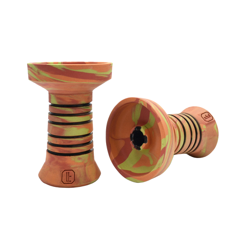 Глиняная чаша Lavart Caldera Sunset (оранжевый с красным и жёлтым)