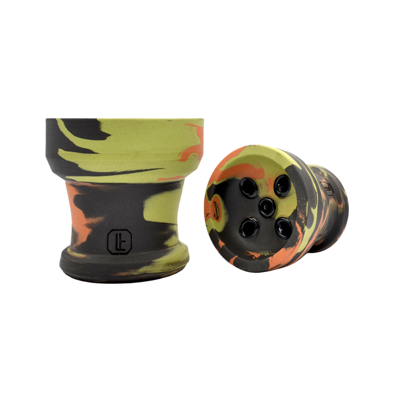 Глиняная чаша Lavart Nedra Bright (оранжевый с жёлтым)