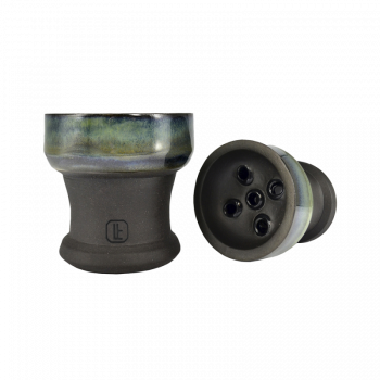 Глиняная чаша Lavart Nedra Namibia (синий с зелёным)