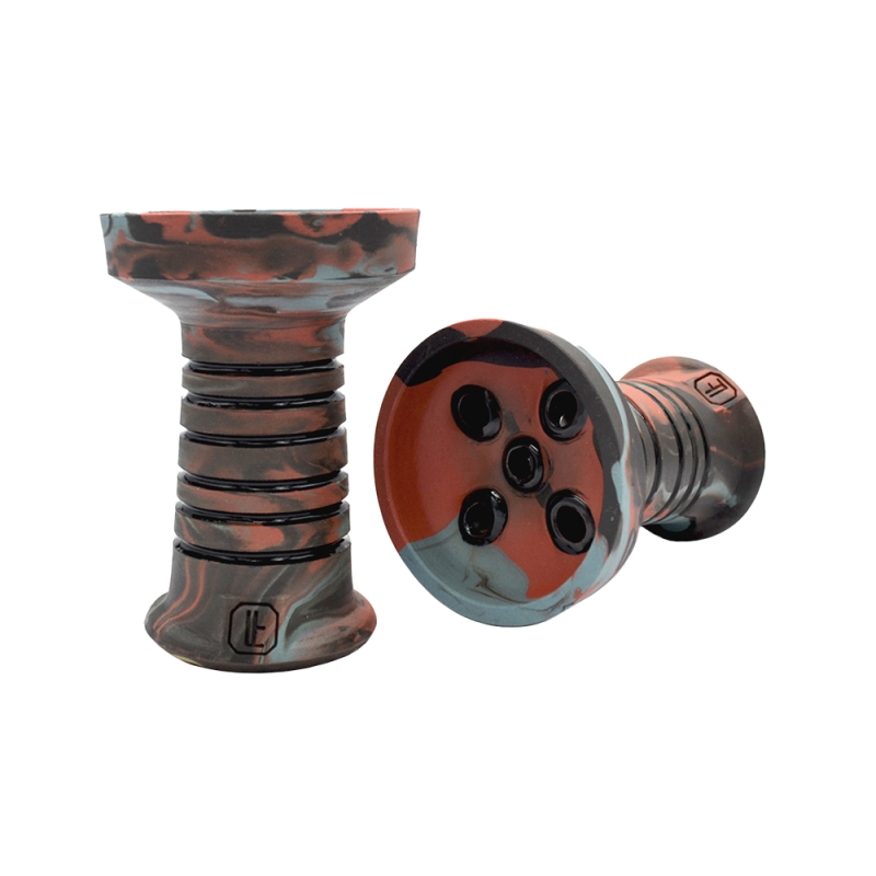 Глиняная чаша Lavart Spectra Fire Azure (синий с красным)