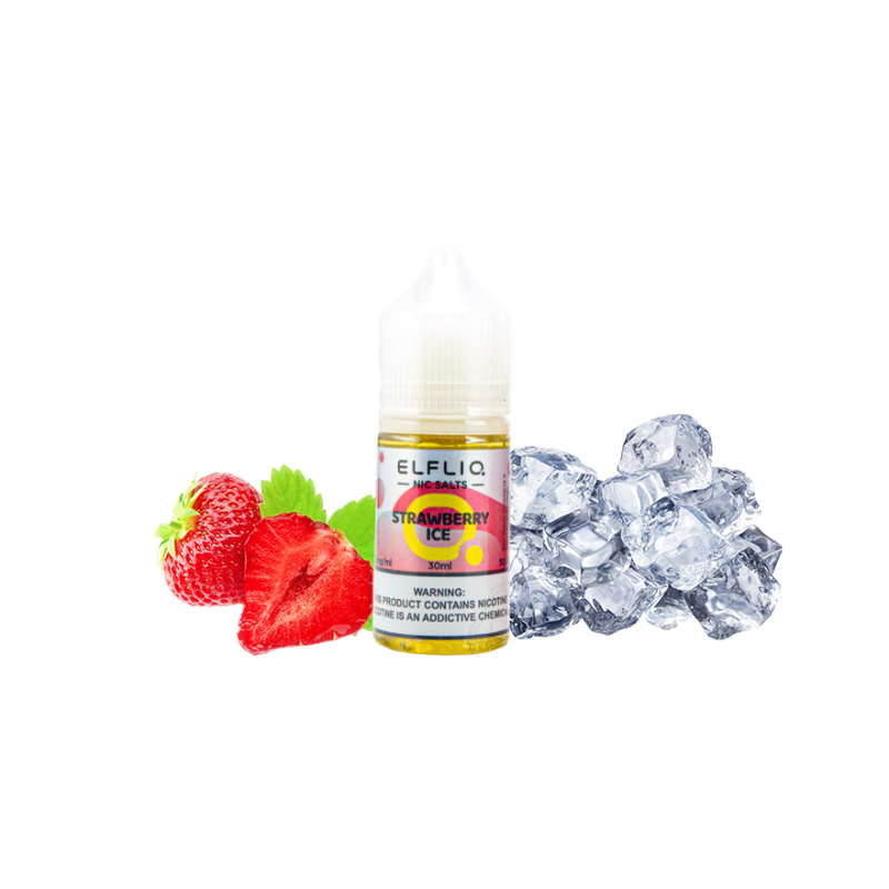Жидкость Elfliq Strawberry ice (Клубника Лёд, 50 мг, 30 мл)