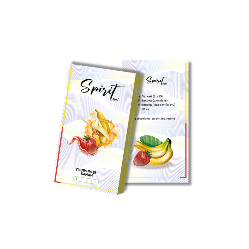 Табак Spirit Light Клубника банан (50 г)