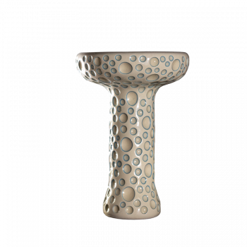 Глиняная чаша Etna Phunnel Dot White (Белый)