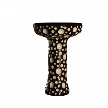 Глиняная чаша Etna Phunnel Dot Black (Чёрный)