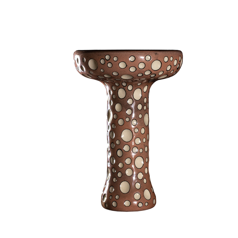 Глиняная чаша Etna Phunnel Dot Coral (Оранжевый)