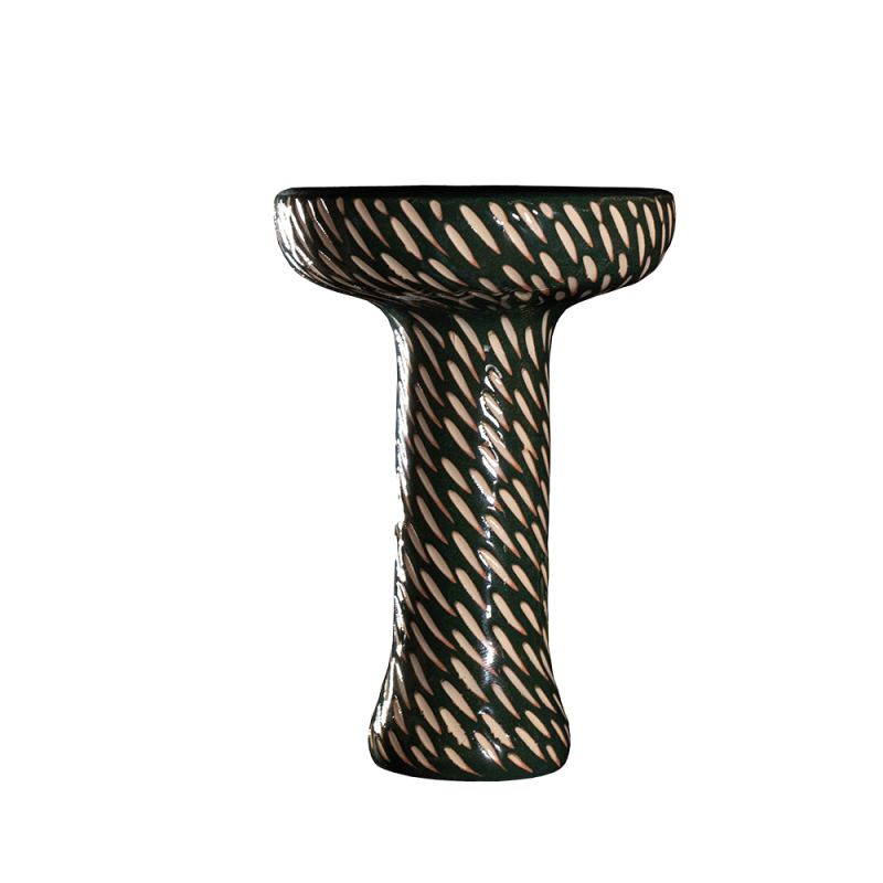 Глиняная чаша Etna Phunnel Cut Dark green (Зелёный)